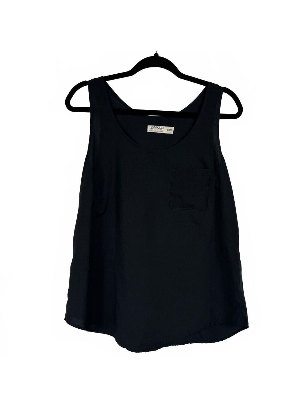 Faded Glory Black Sleeveless Blouse Women's Size Medium